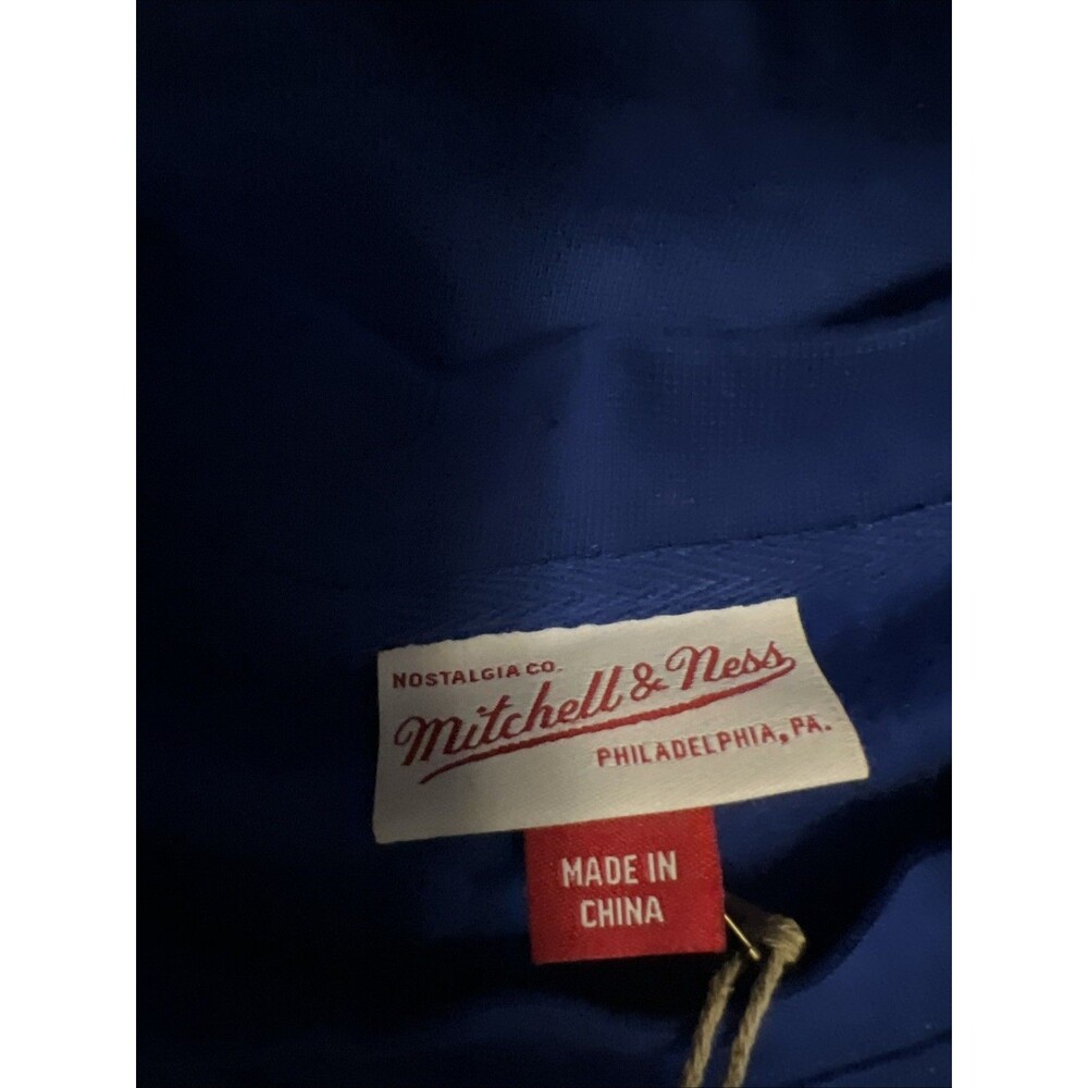 SMALL Men’s Mitchell & Ness Hampton Pirates  Blue White Sweatshirt - Picture 4 of 9